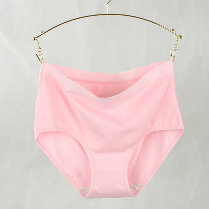 Pure Cotton Women's High-Waist Briefs & Mom Underwear