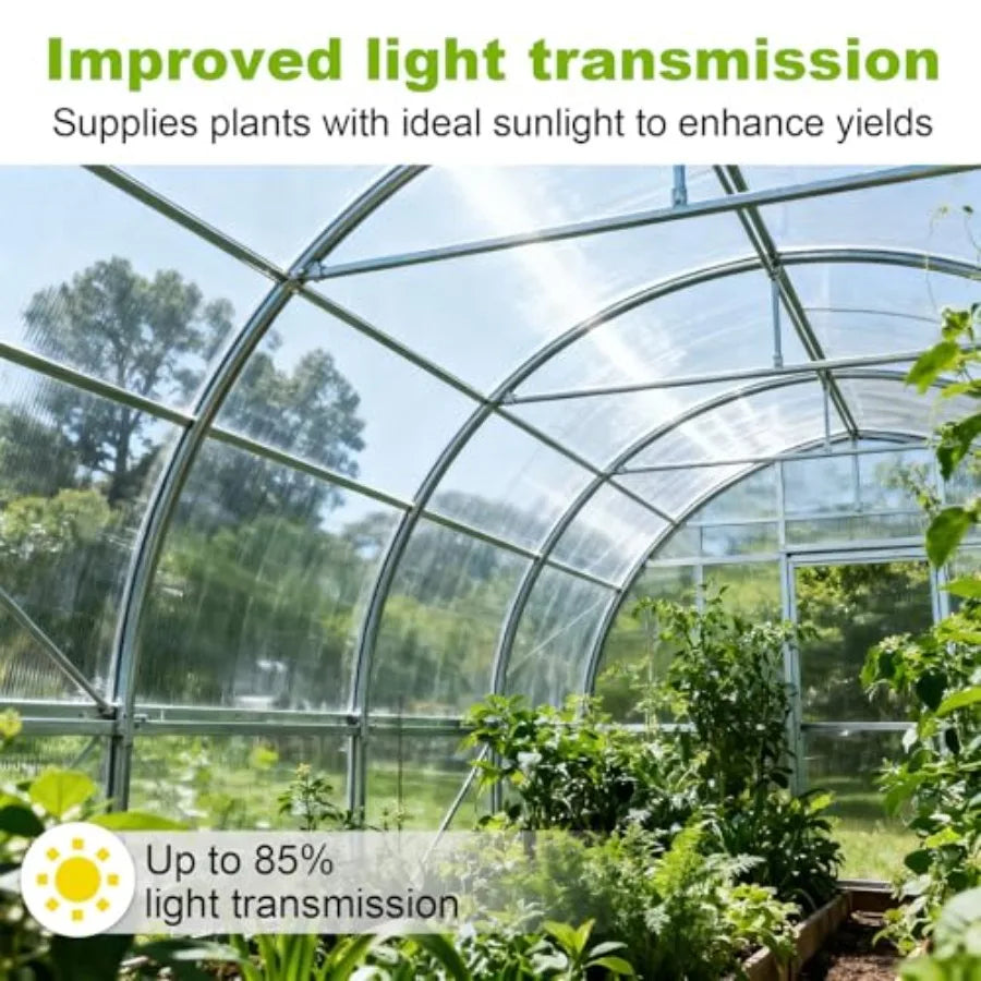 Polycarbonate Roofing Sheet Thick Rainproof Transparent Insulated Clear Greenhouse Panels