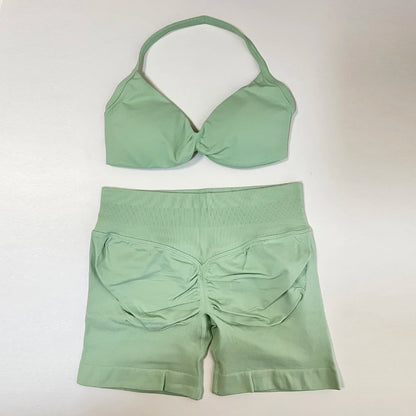 2Pces Seamless Sportswear Set