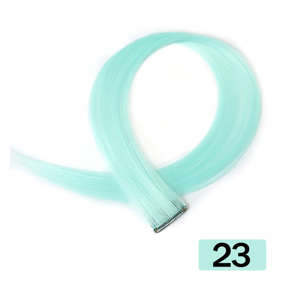 HAIRSTAR 22-Inch Synthetic Colored Clip-In Hair Extension
