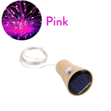 Solar Wine Bottle Led String Fairy Lights