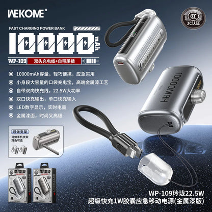 10000mAh Mini Fast-Charging Power Bank