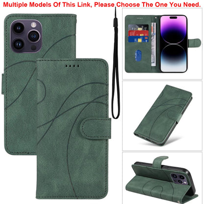 Leather Magnetic Flip Case For iPhone