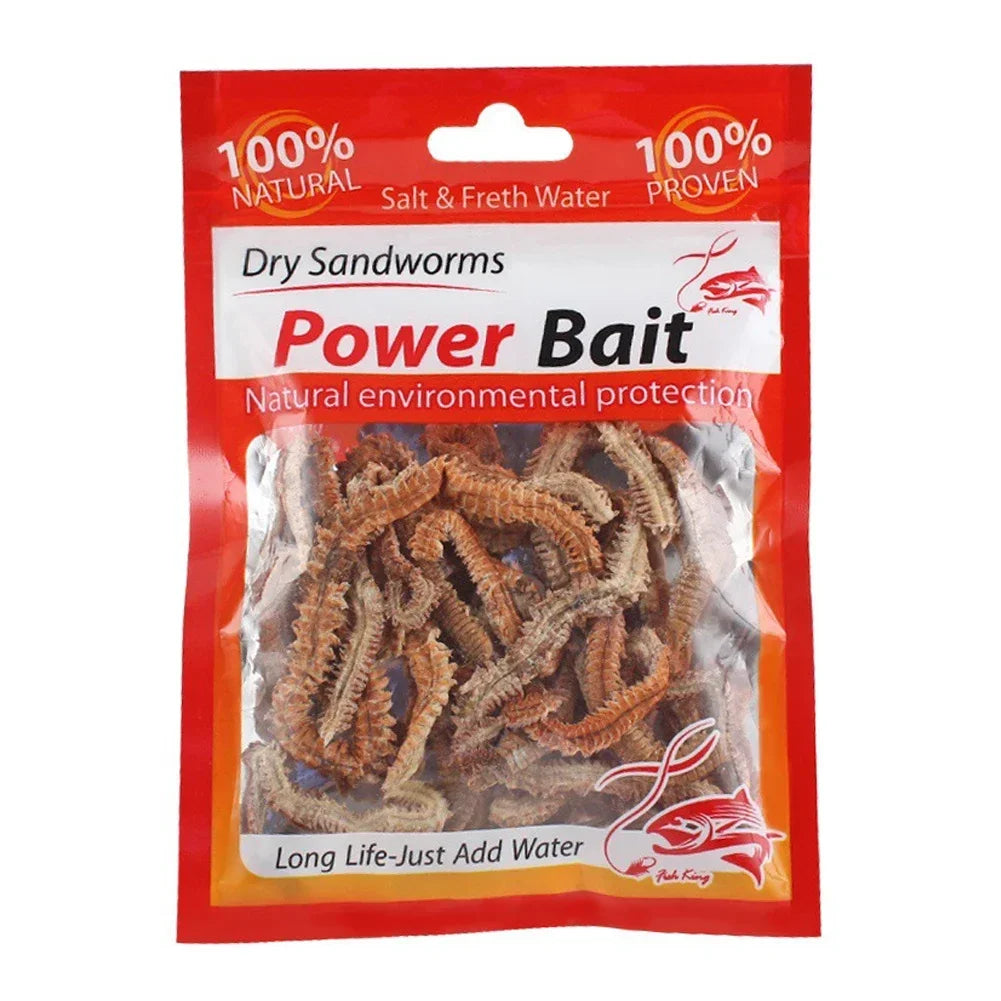 Dry Lugworm Sandworms Lifelike Smelling Fishing Worms