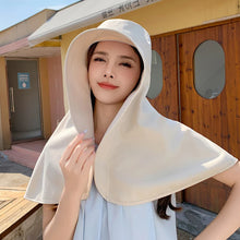 Sunshade Visor Big Neck Protection Shawl Bucket Hat