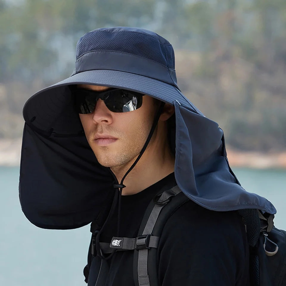 Sunshade Outdoor Face Covering Oversized Brim Headwear
