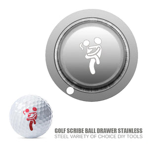 Stainless Steel Golf Ball Line Marker Stencil