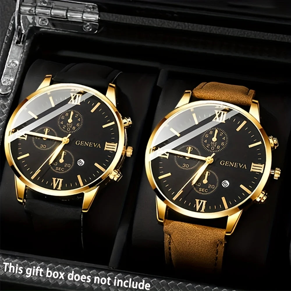 2 Pcs Wristwatch Set