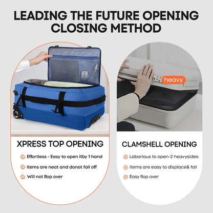 Travel Suitcase with Wheels