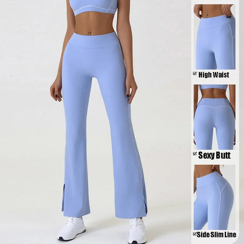 Cloud Rise Flared Leg High Waist Leggings