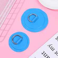D Ring Triangle Stainless Steel Pad/Patch With Glue Inflatable Rafts