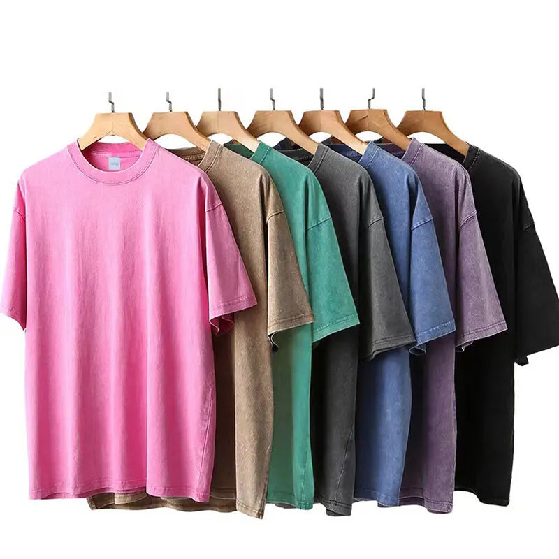Duck Print Retro Cotton T-Shirts