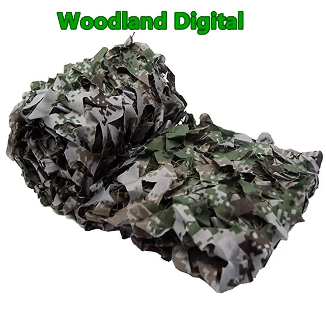 Multi-Purpose Military Camouflage Netting for Outdoor Shade & Decor