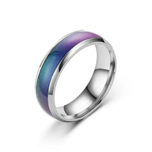 6MM Color Changing Stainless Steel Mood Ring