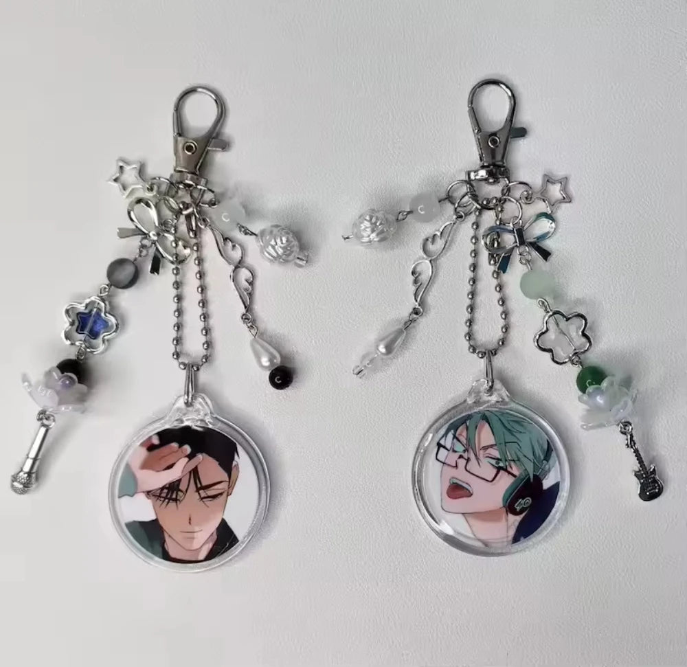 2-Piece Alien Stage Ivan & Till Anime Acrylic Keychain Set