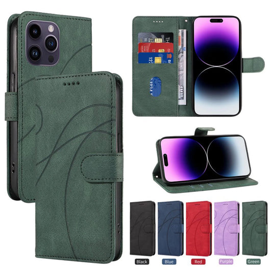 Leather Magnetic Flip Case For iPhone