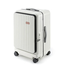 Front Opening Boarding Box USB Charging Trolley Case Multi-function Luggage