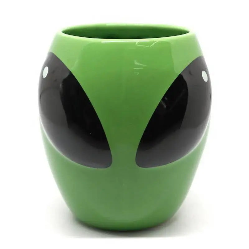 Green Alien Ceramics Coffee Mug