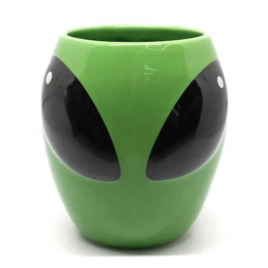 Green Alien Ceramics Coffee Mug
