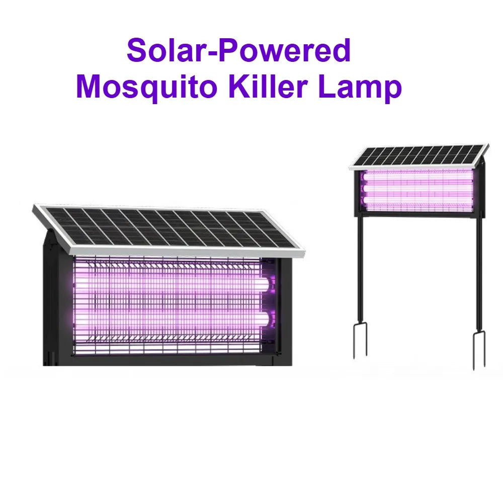 Solar Outdoor Waterproof LED Mosquito Bug Zapper