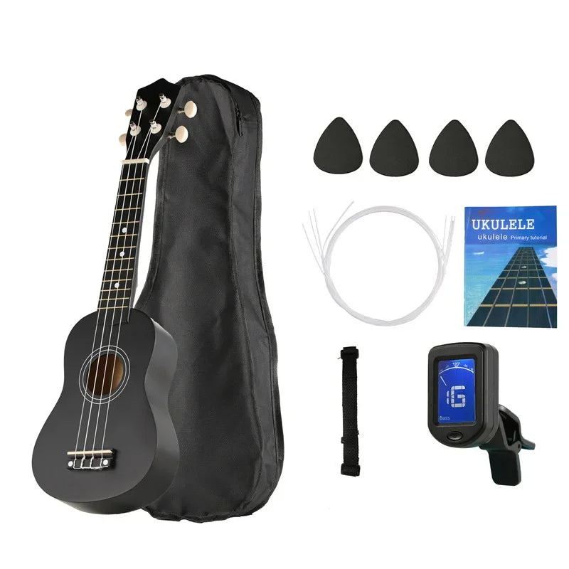 21" Basswood Small Acoustic 4 Strings Guitar