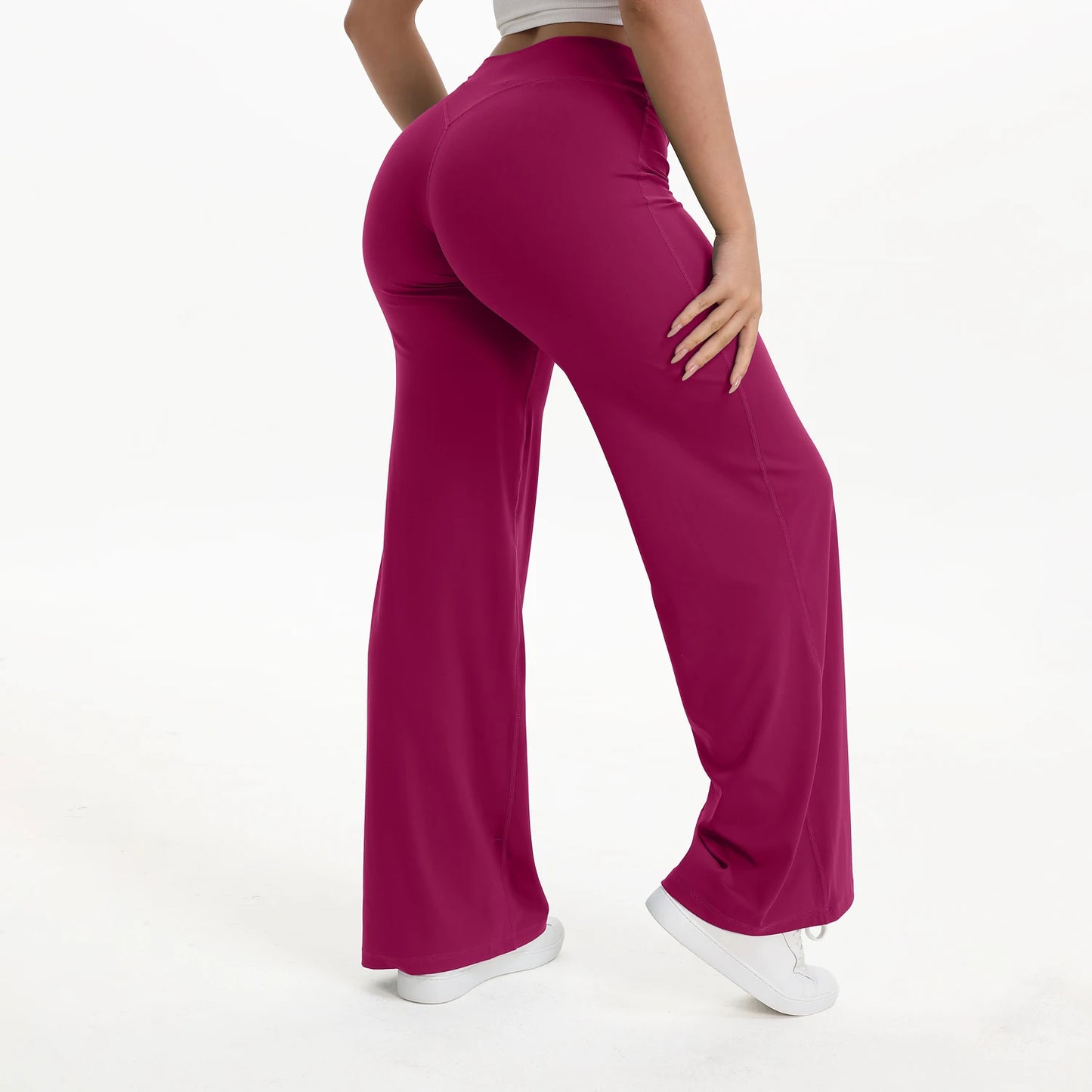 NCLAGEN Women’s Seamless Flare Yoga Leggings – High-Waist Butt Lifting Activewear