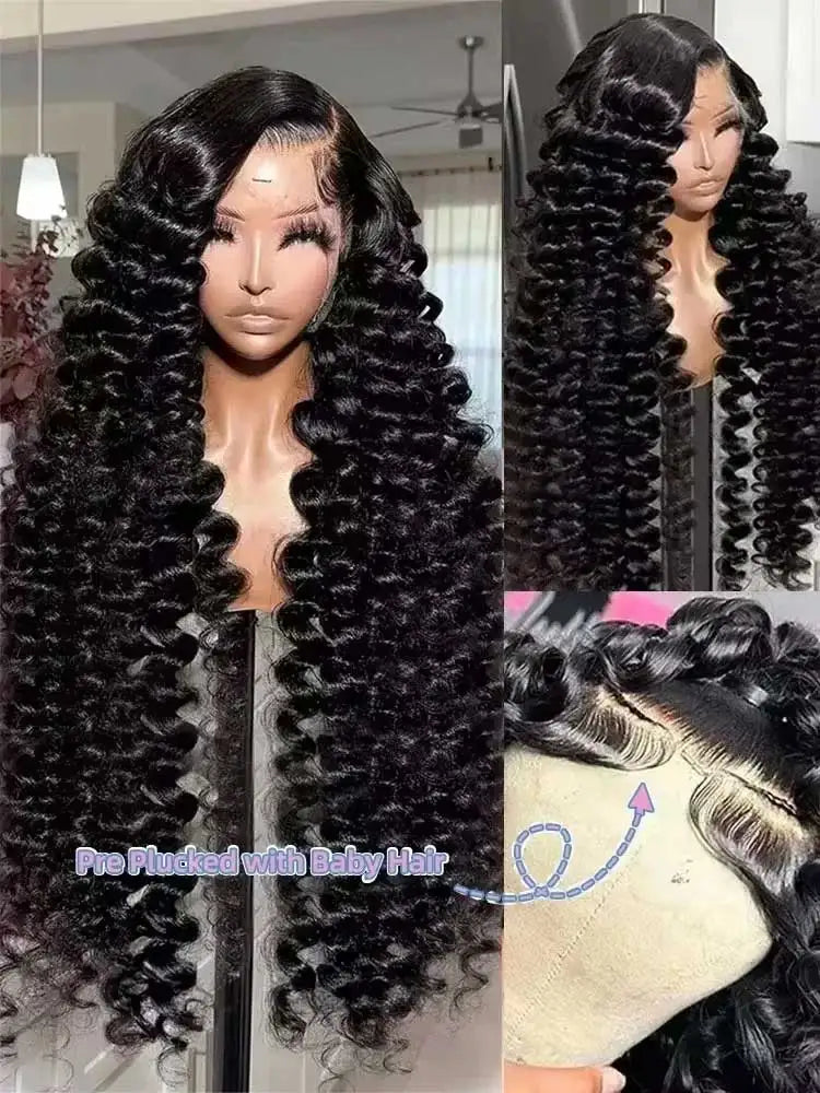 Loose Deep Wave 13x6 Lace Front Human Hair Wigs
