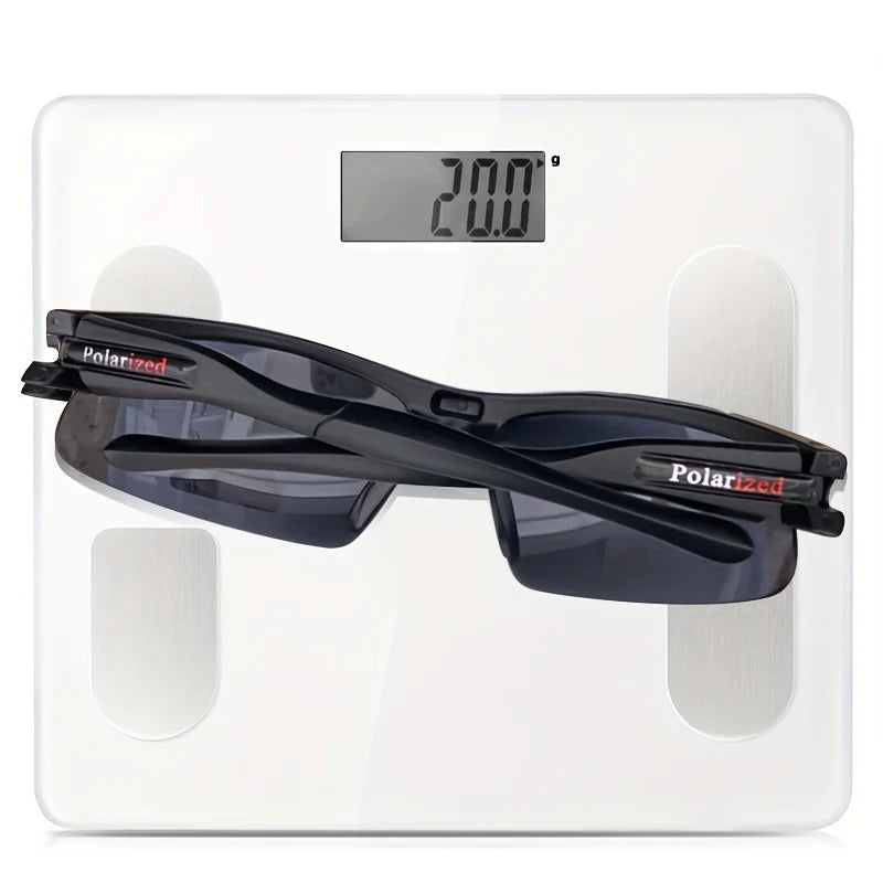 3Pcs Polarized Half-Rim Sports Sunglasses Set