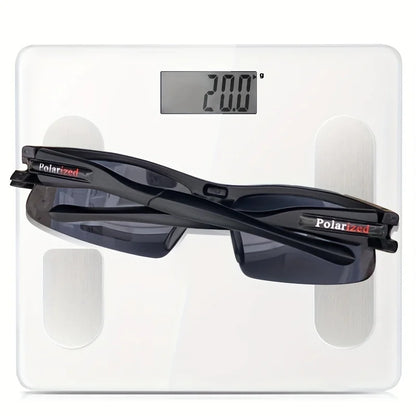 3Pcs Polarized Half-Rim Sports Sunglasses Set