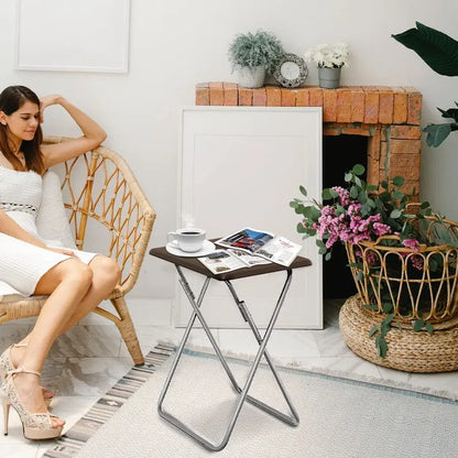 25" Portable Folding TV Tray Table