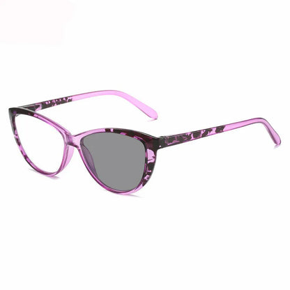 Cat Eye Photochromic Anti-Blue Light Reading Glasses