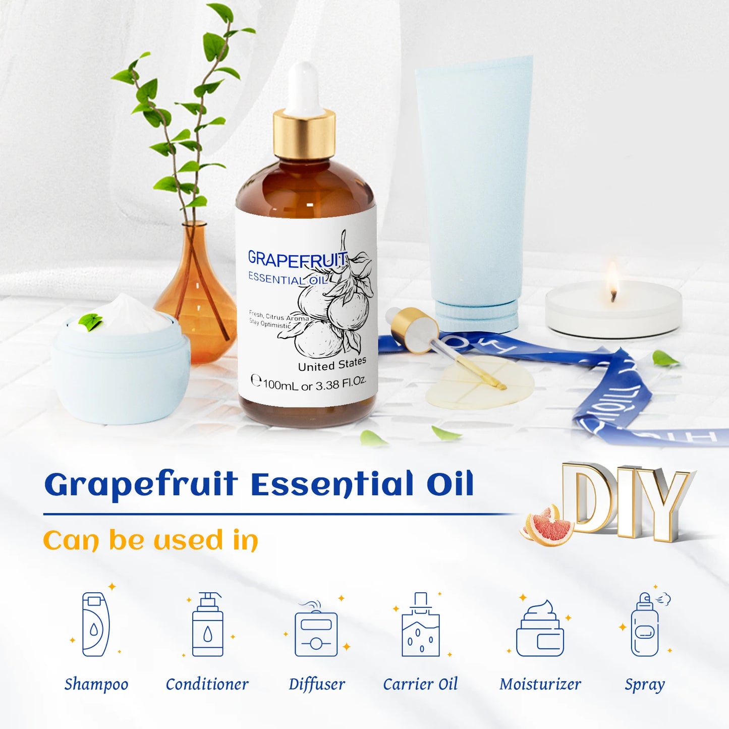 HIQILI 100% Pure 100ml Essential Oil