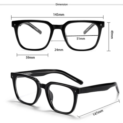 TR90 Lightweight Round Frame Optical Glasses