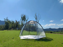Transparent Waterproof Widened Double Door 6 Person Tent