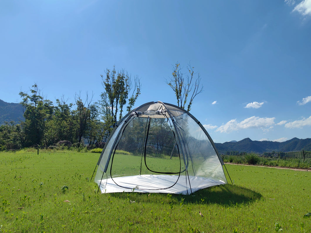 Transparent Waterproof Widened Double Door 6 Person Tent