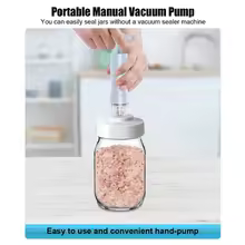 A61I Jar Sealer Vacuum Kit - Compatible With Foodsaver Vacuum Sealer Machine