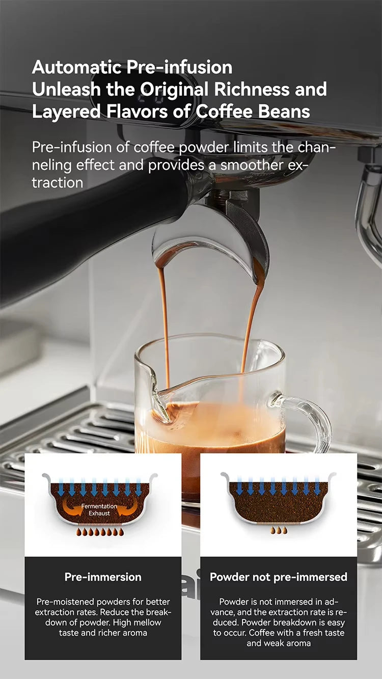 CAFOVO G3005L Professional Espresso Coffee Cappuccino Maker