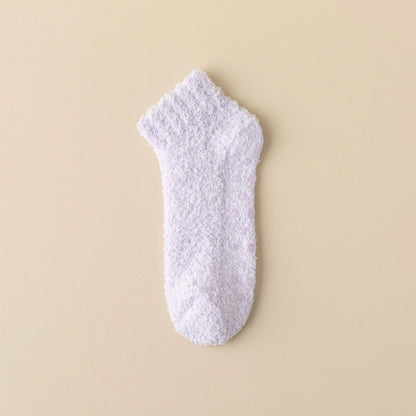 3 Pairs Non-Slip Coral Floor Socks