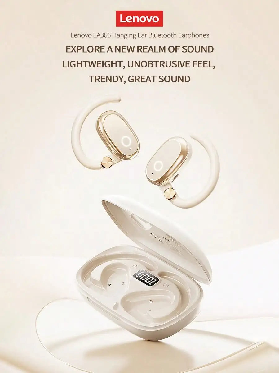 Lenovo EA366 Over-Ear Bluetooth Headphones Open-Back Bone Conduction