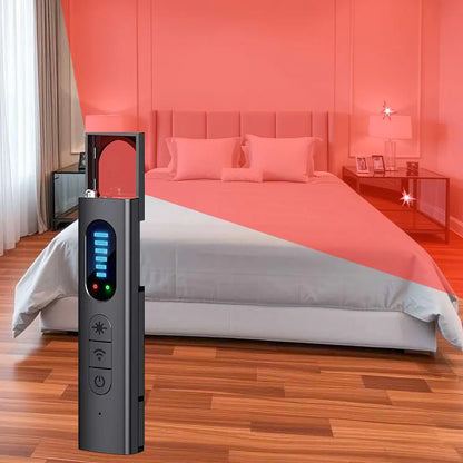 Anti-Spy Hidden Camera & Bug Detector – Portable RF Signal Scanner & Infrared GPS Tracker Finder