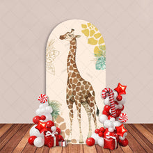 Giraffe Print Arch Backdrop Cover Party Decorations