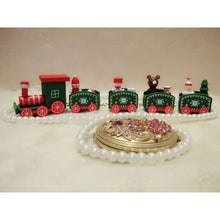 Mini Plastic Christmas Train Toy Ornaments