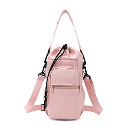 Portable Water Bottle Bag with Adjustable Straps