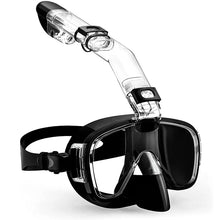 Foldable Anti-Fog Snorkel Mask with Full Dry Top System
