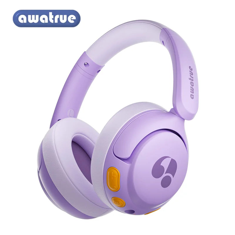 Kids Bluetooth 5.4 85dBA Safe Volume Lightweight Wireless Over-Ear Headsets