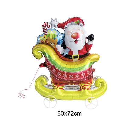 Giant Standing Santa Claus Foil Balloons Christmas Decoration