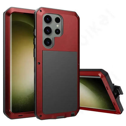 Heavy-Duty 360° Full-Body Armor Metal Phone Case