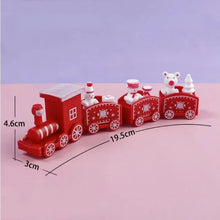 Mini Plastic Christmas Train Toy Ornaments