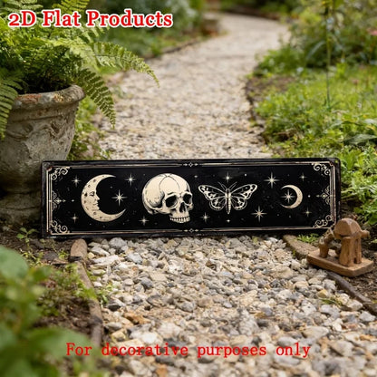 2D Vintage 'Pick Your Poison' Halloween Metal Sign