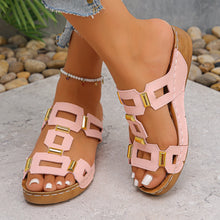 Roman Style Open Toe Summer Wedges